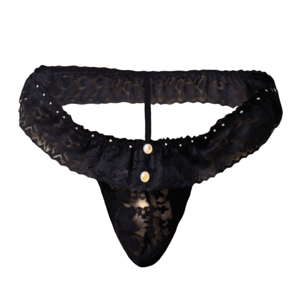 🖤 Fantasía en Movimiento – Tanga tipo Mini Falda