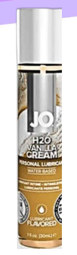 Lubricante Jo H2o Base De Agua Sabor Crema De Vainilla Priscila