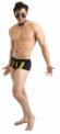 🥊 "Francisco's Power Punch: Tabx40 Edition - Boxer Negro con Tiras Amarillas" 🥋