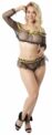"🖤 Baby Doll Negro-Amarillo Transparente Alexa BD36 🌟"