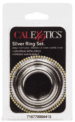 SET TRES ANILLOS DE METAL