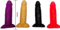 DILDO ECONOMICO CON TESTICULOS A LOS LADOS