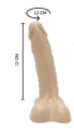 DILDO DE SILICON CON TESTICULOS