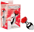 PLUG CON ROSA ROJA EN LA BASE