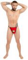 🔥 Poder a Tu Medida – Tanga Rojo con Negro