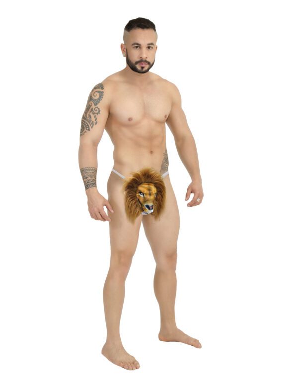 🦁 Instinto Salvaje – Tanga Fantasía León
